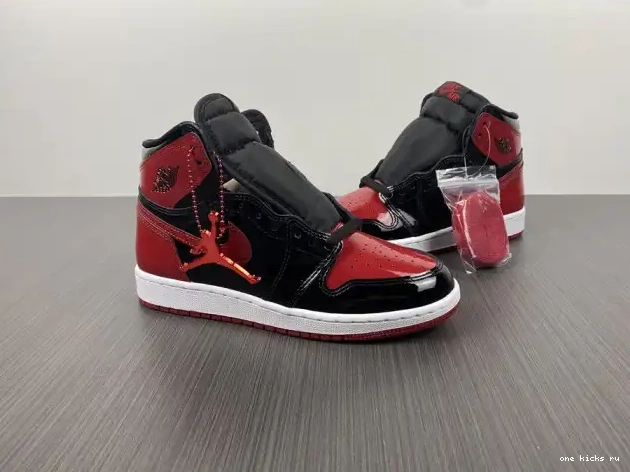 Rep Bred 1 Patent OG High 555088-063 Air Jordan 0510